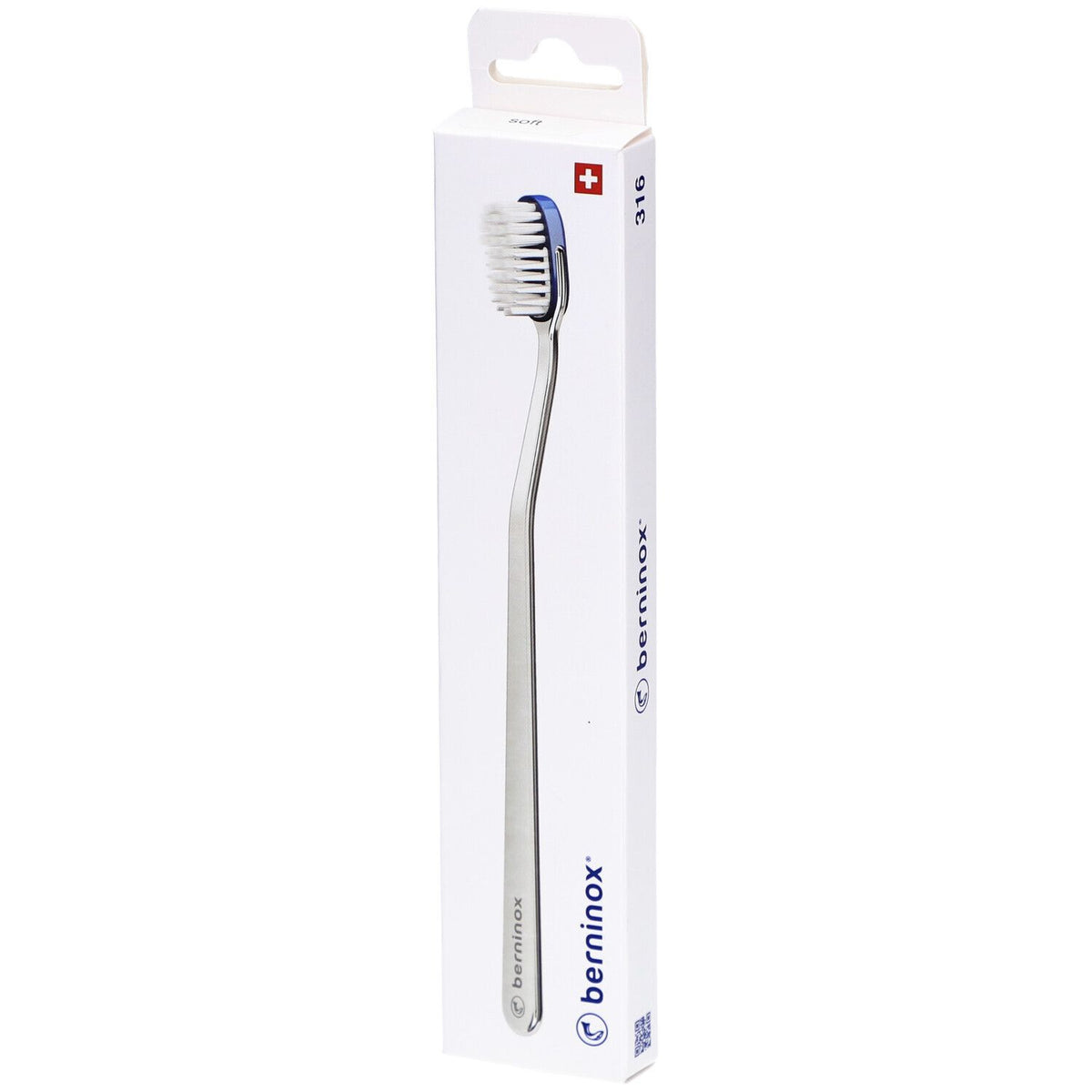 Berninox Brosse à dents 316 Bleu océan Soft