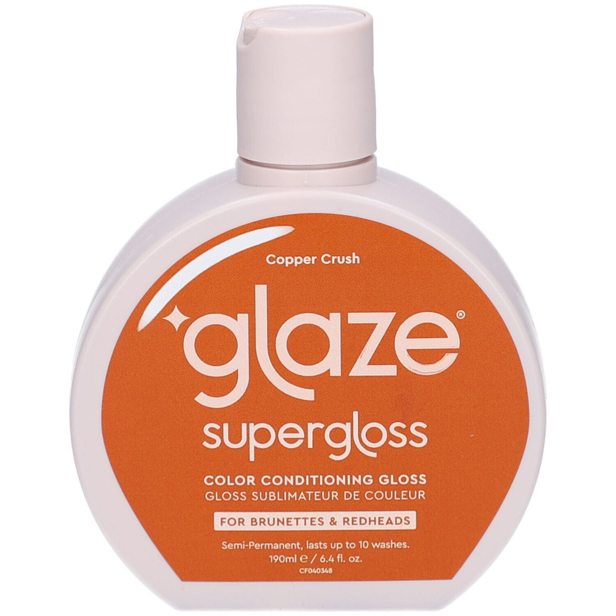 Glaze Supergloss Copper Crush Soin gloss colorant cuivré Roux/Brunettes (190 ml)