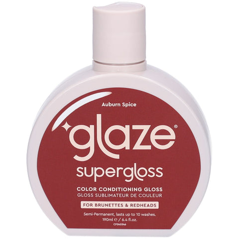 Glaze Supergloss Auburn Spice Soin Gloss Colorant Brunettes/Roux (190 ml)