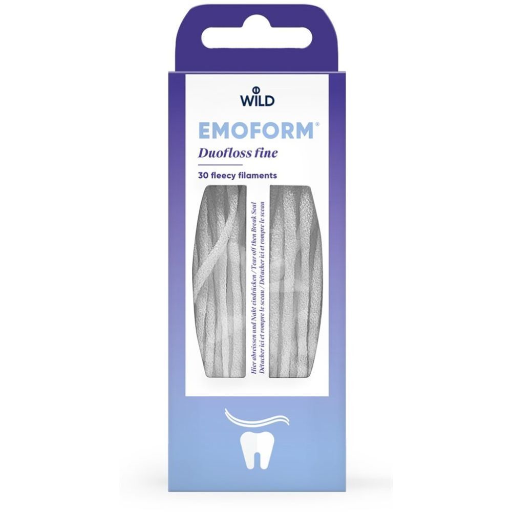 EMOFLUOR® Duofloss fil dentaire fin (30 pièces)