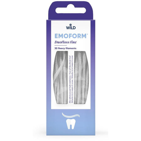 EMOFLUOR® Duofloss fil dentaire fin (30 pièces)