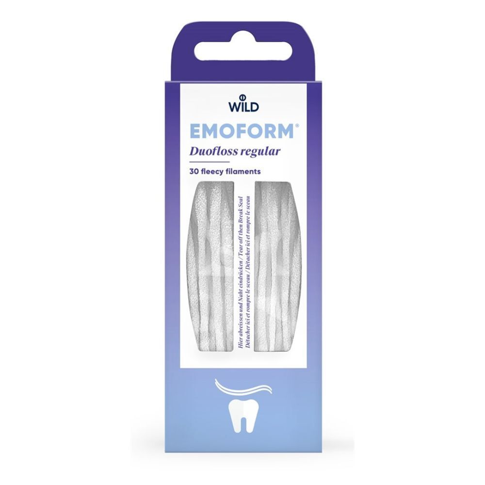 EMOFLUOR® Duofloss Fil dentaire régulier (30 pièces)
