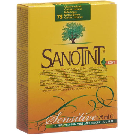SANOTINT Sensitive Teinture de cheveux 73 couleur châtain naturel — 125 ml