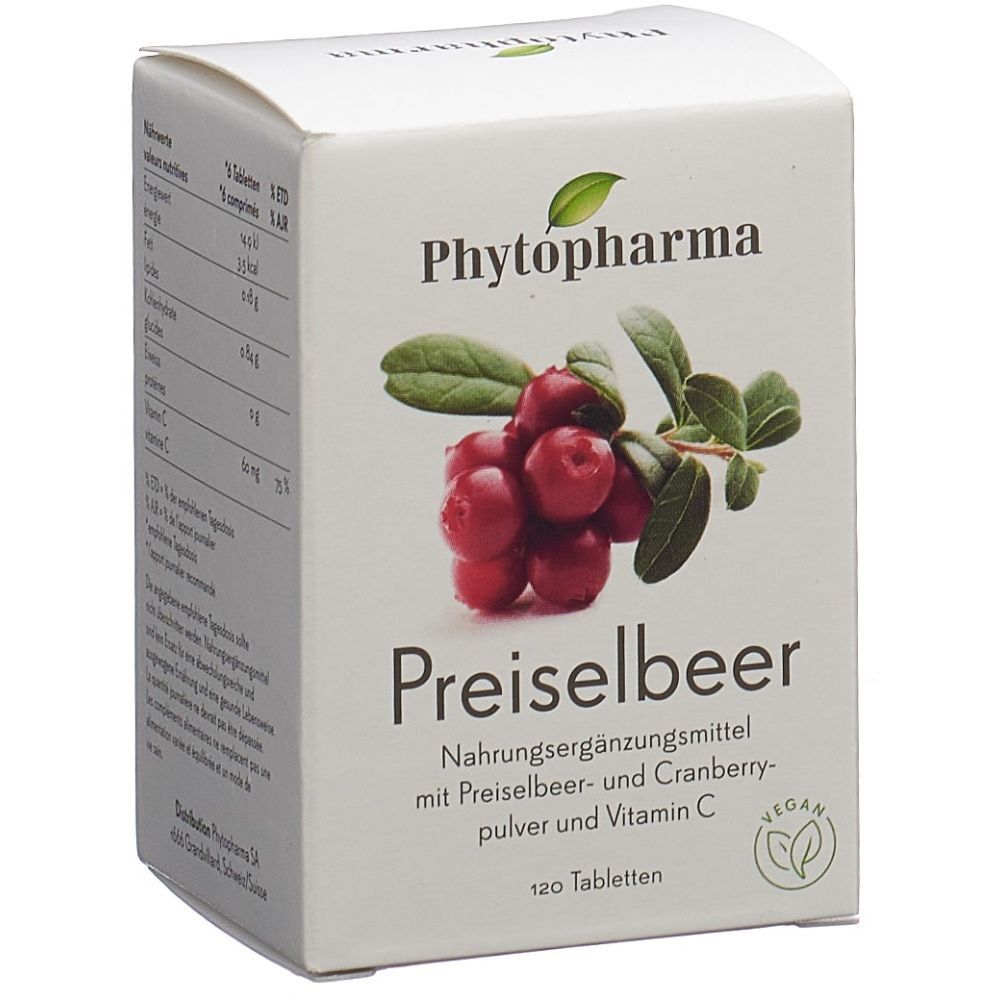 Phytopharma Airelles rouges (120 comprimés)