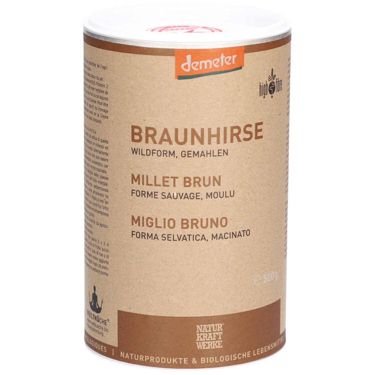 Naturkraftwerke Millet brun sauvage moulu (500 g)