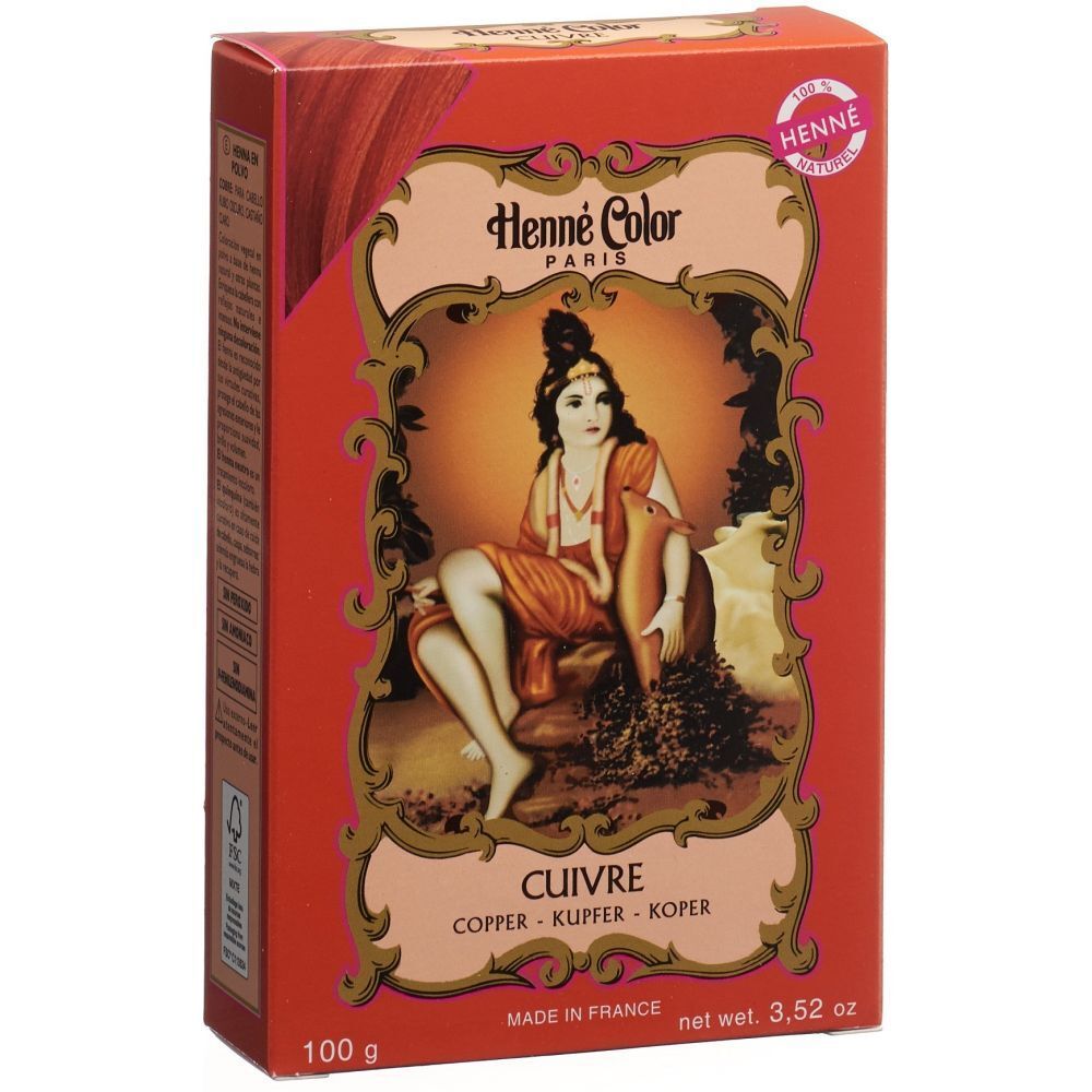 Henna Color poudre de henné cuivré (100 g)