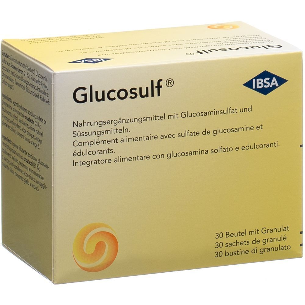 IBSA Glucosulf® Sulfate de glucosamine (30 pièces)
