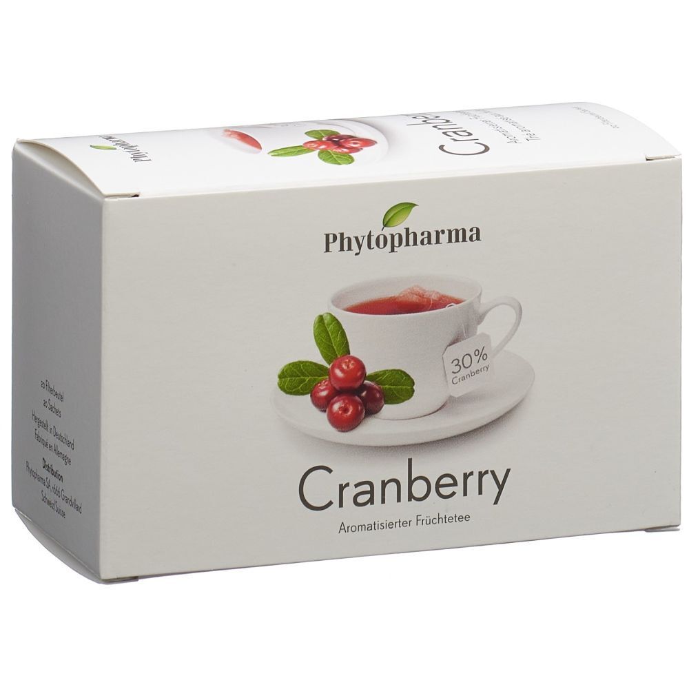 PHYTOPHARMA Thé aux cranberries (20 sachets)