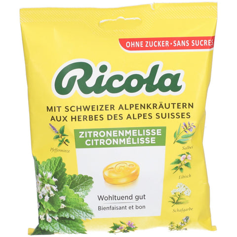 Ricola bonbons citron mélisse sans sucre (125 g)