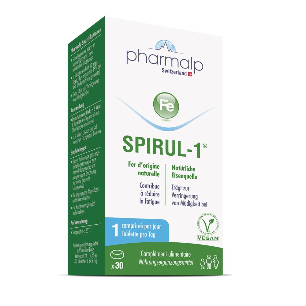 PHARMALP Spirul-1 (30 pièces)