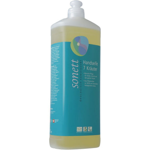 SONETT Savon pour les mains liquide aux 7 herbes — 1 l