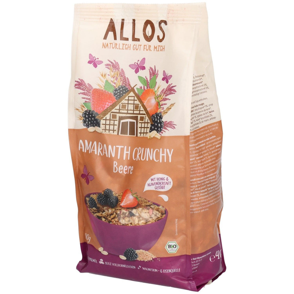 Allos Amarante Croustillant aux fruits rouges (400 g)