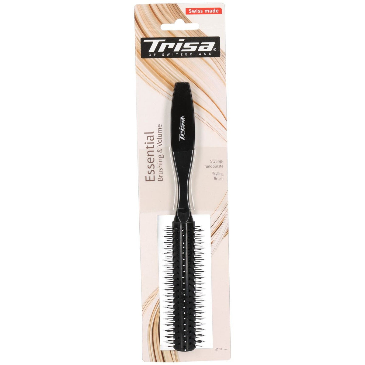 TRISA Basic Brosse à cheveux ronde de coiffage petite (1 pièce)