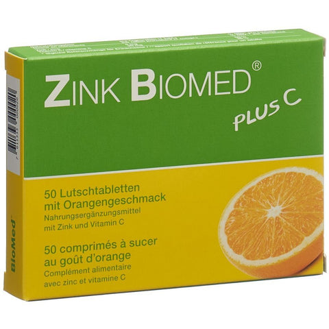 Zinc Biomed Plus C comprimés à sucer (50 pièces)