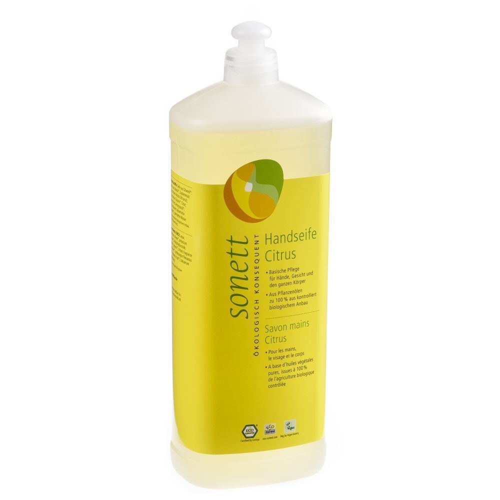 SONETT Savon liquide mains, visage & corps Citrus (1 l)