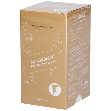 Sirocco Ceylon décaféiné (20 sachets)