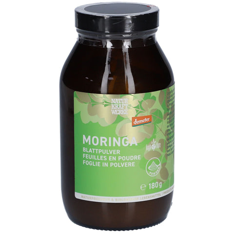NATURKRAFTWERKE Poudre de feuilles de Moringa Demeter — 180 g