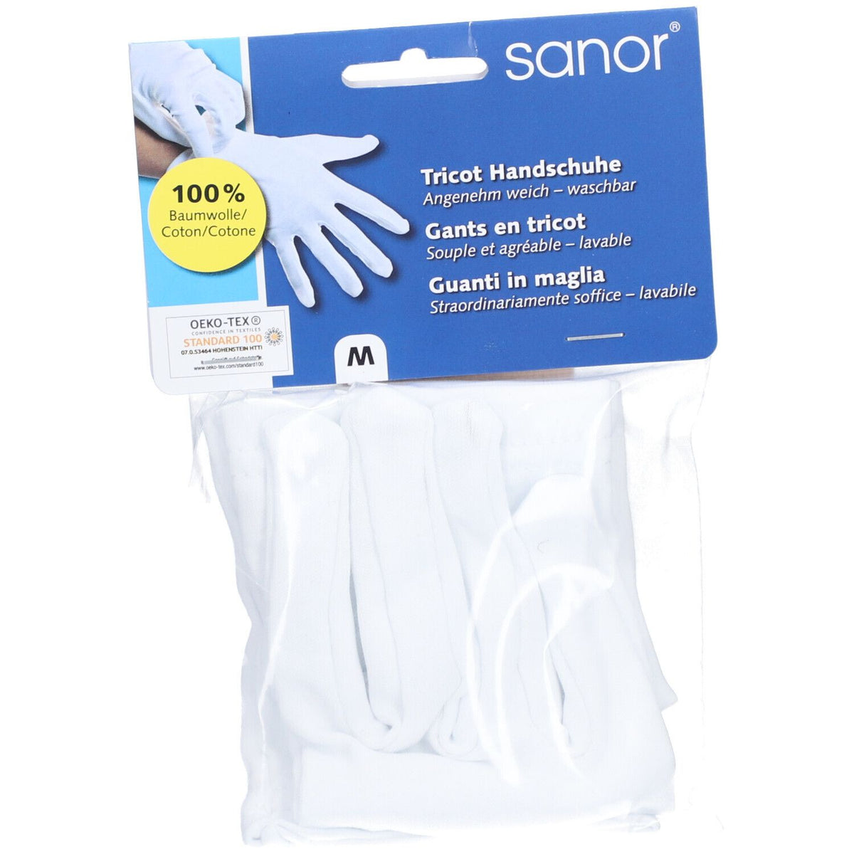 SANOR Gants tricot M (1 pièce)