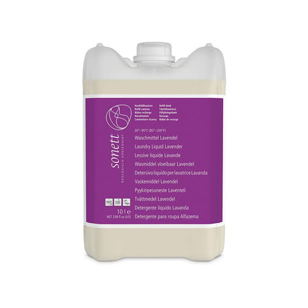 Sonett Lessive Liquide Lavande Sans Enzymes Pour Couleurs & Blancs — 10 l
