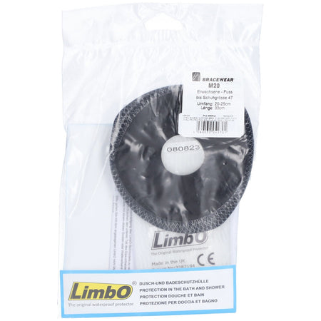 LimbO protection douche et bain pour plâtres et bandages de gaze, pied, pour adultes