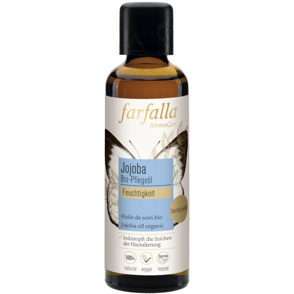 Farfalla Jojoba huile corporelle et capillaire bio, fermeté et hydratation (75 ml)