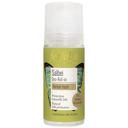 FARFALLA Déodorant roll-on à la sauge (50 ml)