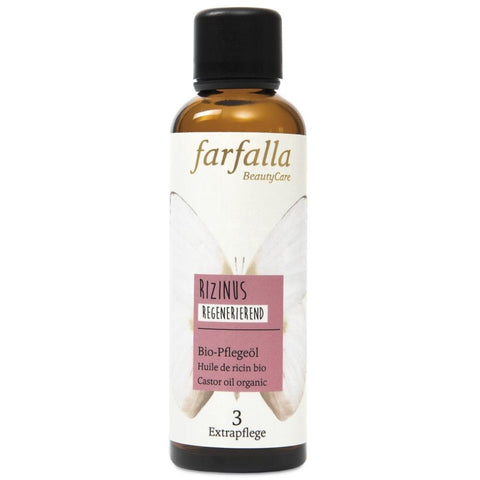 farfalla Huile corporelle au ricin bio Huile capillaire Régénération (75 ml)