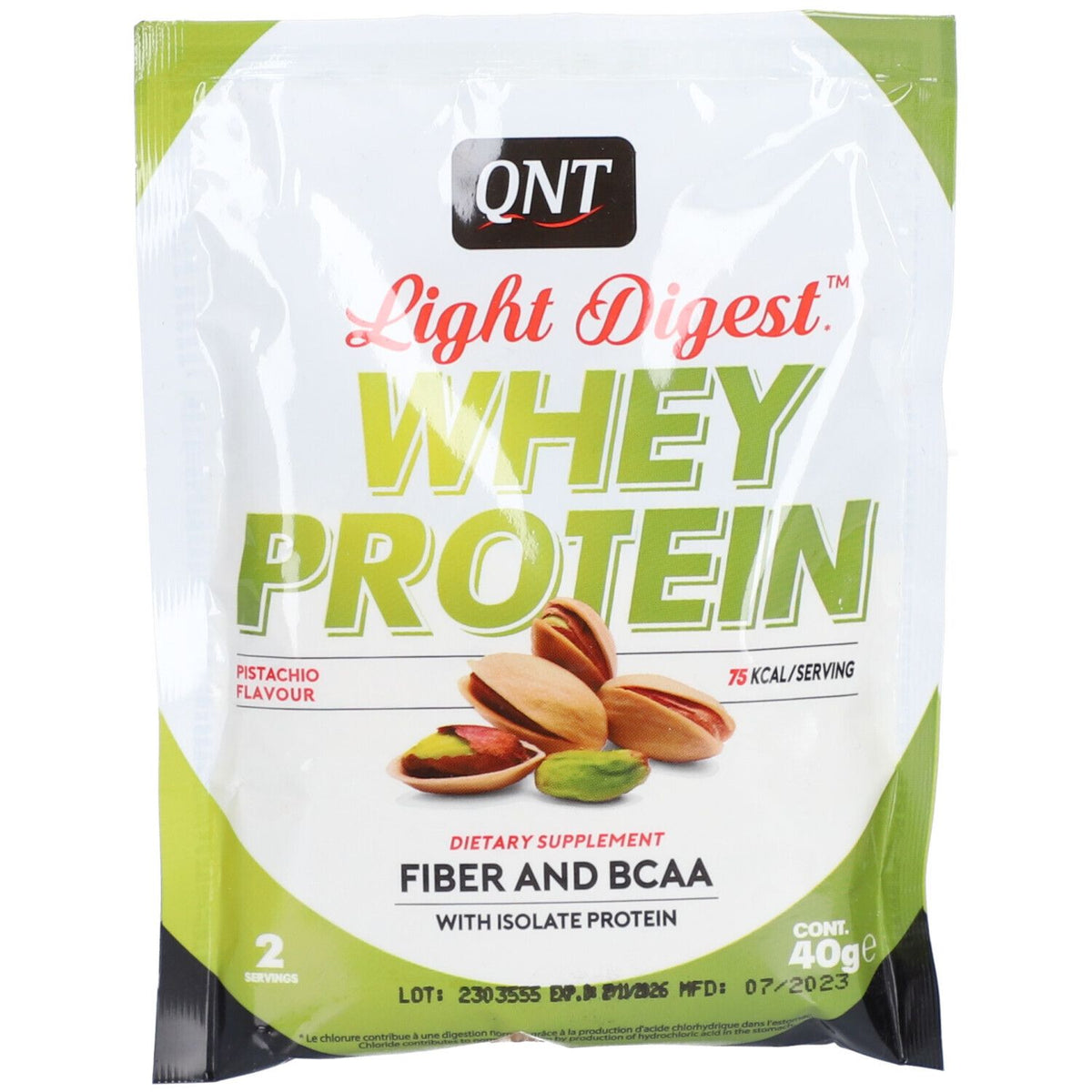 QNT® Light Digest™ Protéines Whey Pistache (40 g)