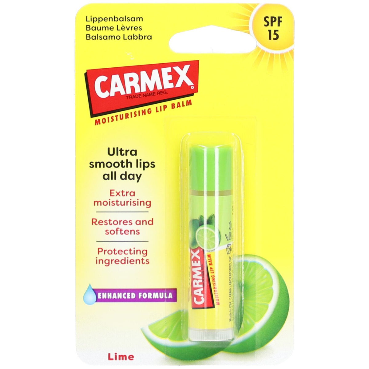 CARMEX® Baume à lèvres citron vert (4,25 g)
