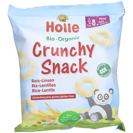 Holle Kids Crunchy Snack Riz-Lentilles bio (25 g)