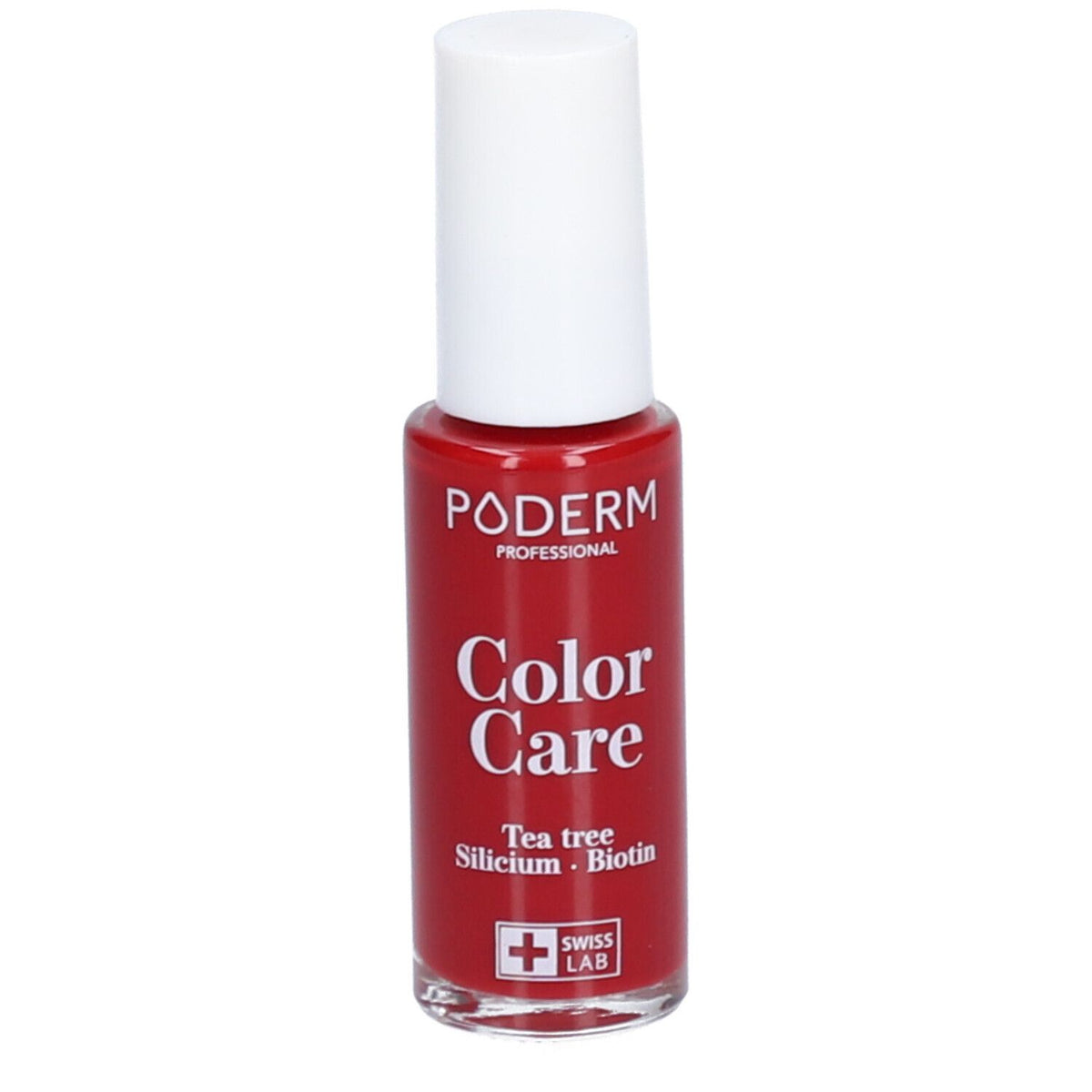 PODERM Color Care Tea Tree vernis à ongles No 253 Rouge Allure — 8 ml