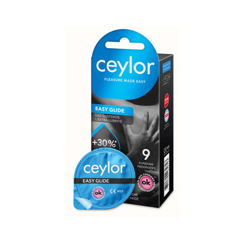 Ceylor Easy Glide préservatifs (9 pièces)