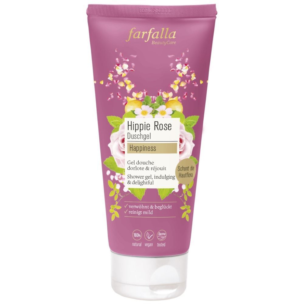 papillon Hippie rose Happiness gel douche (200 ml)