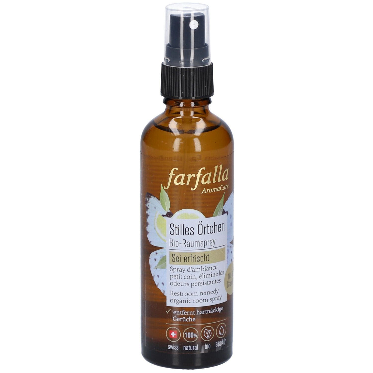 FARFALLA Spray d'ambiance petit coin, élimine les odeurs persistantes — 75 ml