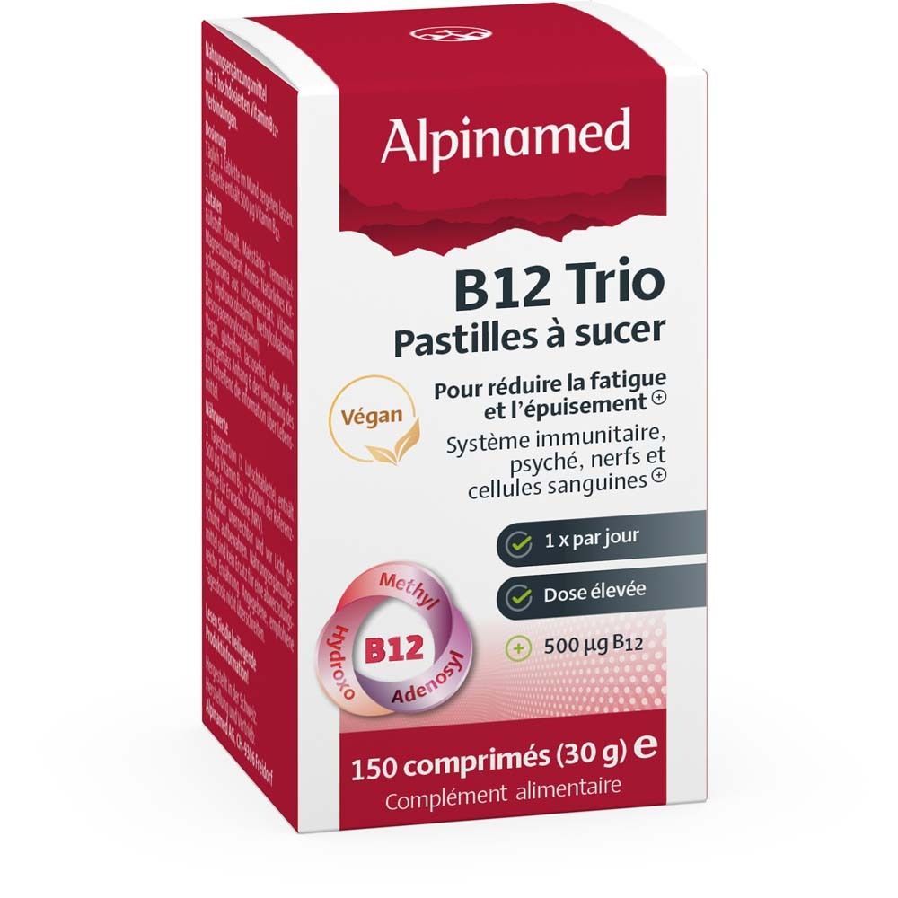 ALPINAMED B12 trio comprimés (ec 01/22) — 150 comprimés