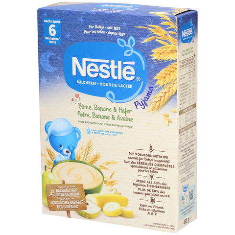 Nestlé Bouillie Lactée Poire Banane Avoine (450 g)