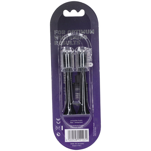 SMILEPEN Sonic White têtes de brosse à dents blanchissantes à 6 LED (2 pièces)
