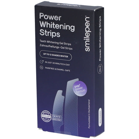 SMILEPEN® bandes blanchissantes Power (14 x 2 pièces)