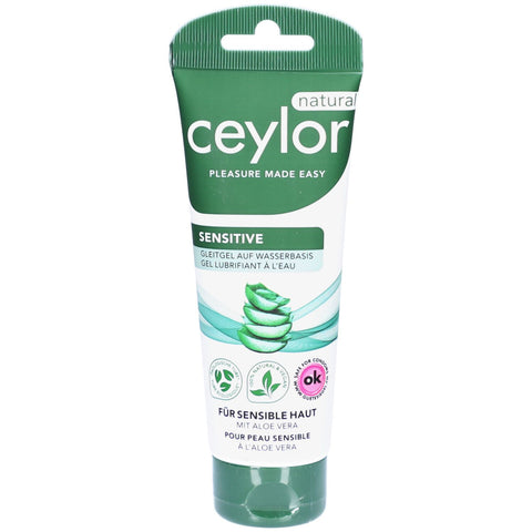 CEYLOR Natural Sensitive gel lubrifiant à l'eau et à l'aloé vera (100 ml)