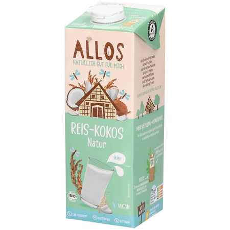 Allos boisson riz-coco non sucrée sans gluten (1 l)