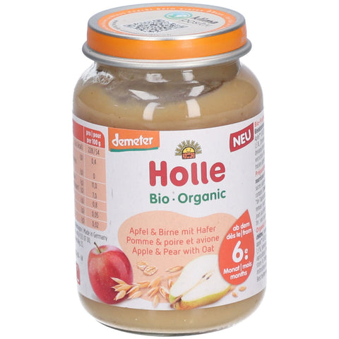 Holle Pomme & poire et avoine (190 g)