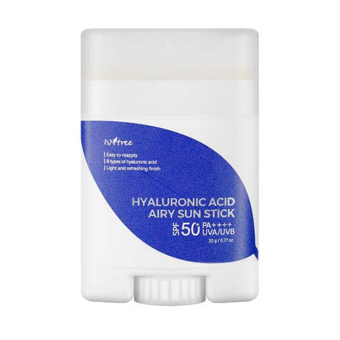Isntree stick solaire aérien à l'acide hyaluronique SPF50+ PA++++ (22 g)