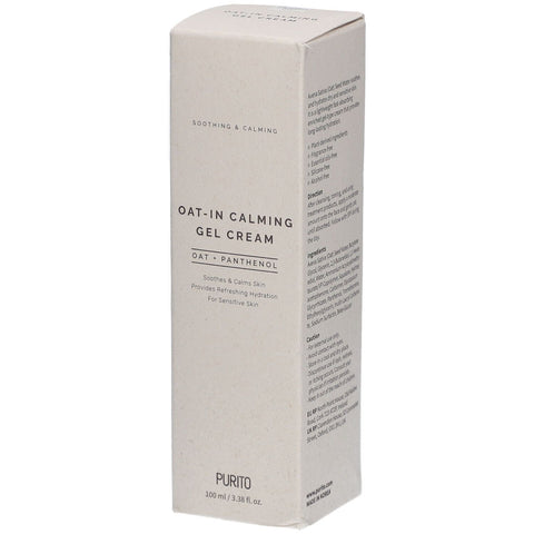 PURITO Gel-crème visage apaisante à l'avoine (100 ml)