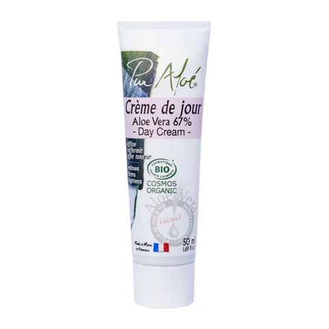 Ciel d'Azur Pur Aloé Crème Visage Bio à l'Aloé Vera 30% (50 ml)