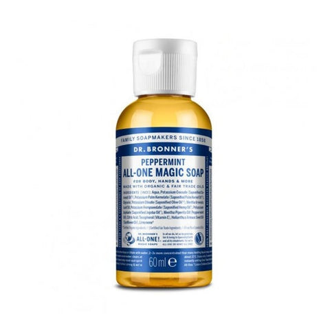 Dr. Bronner's savon à la menthe (60 ml)