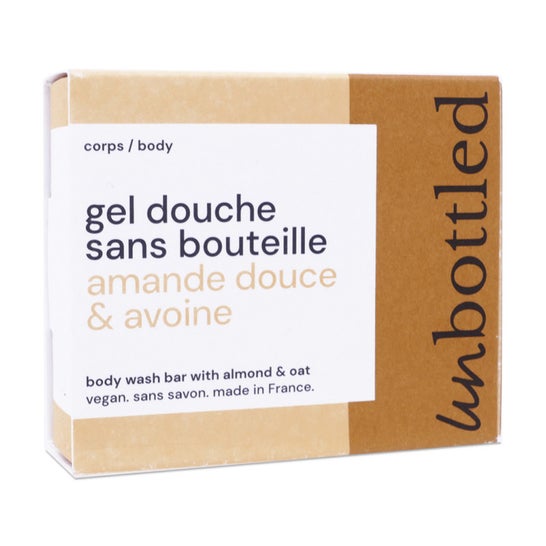 Unbottled Gel Douche Sans Bouteille Avoine & Amande 110g