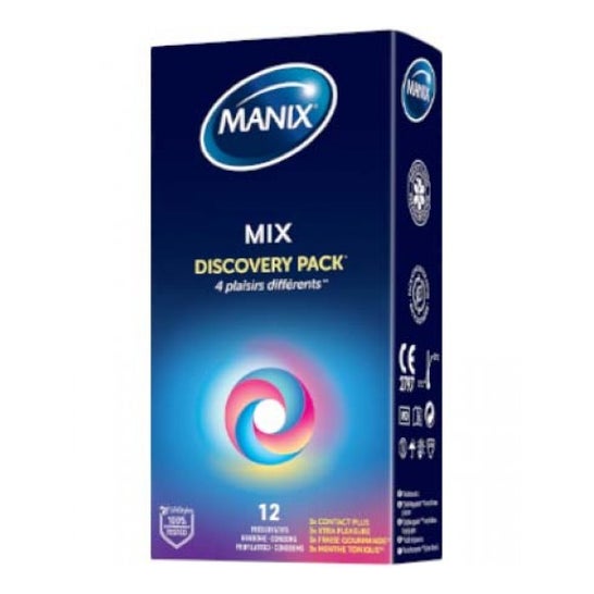 Manix Mix Discovery Pack préservatifs (12 pièces)