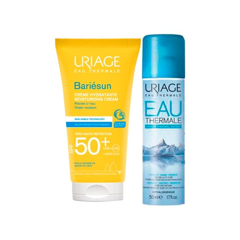 Uriage Bariésun Crème Hydratante SPF50+ 50ml + Spray Eau Thermale 50ml