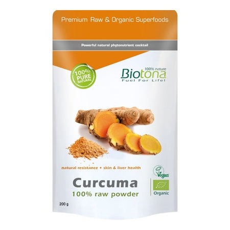 Biotona Curcuma poudre brute Bio (200 g)