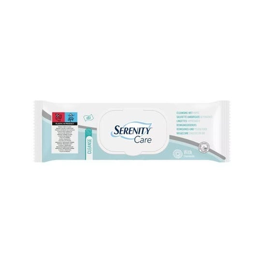 Serenity lingettes nettoyantes (63 pièces)